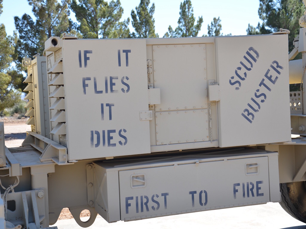 Patriot missile launcher
