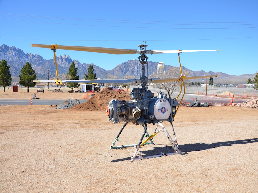 Some kind of helicopter drone built for the Army.