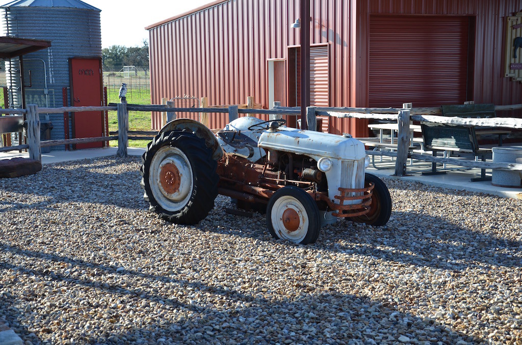 Old Fordson (I think) tractor at the winery