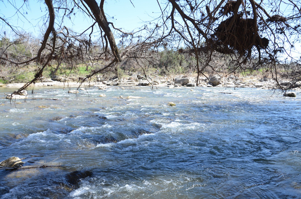 The "rapids" (Notice more flotsam)
