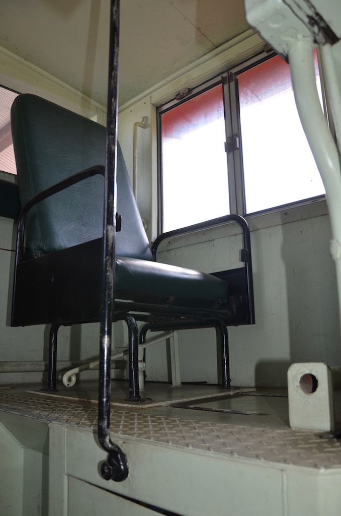 Caboose operator's perch.