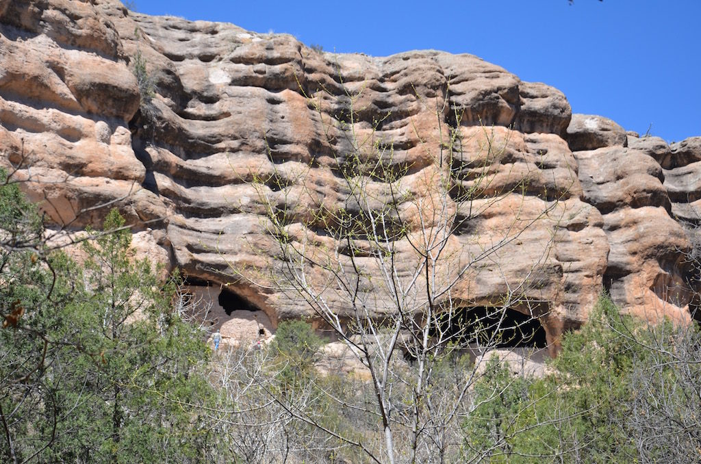 First view of the caves.