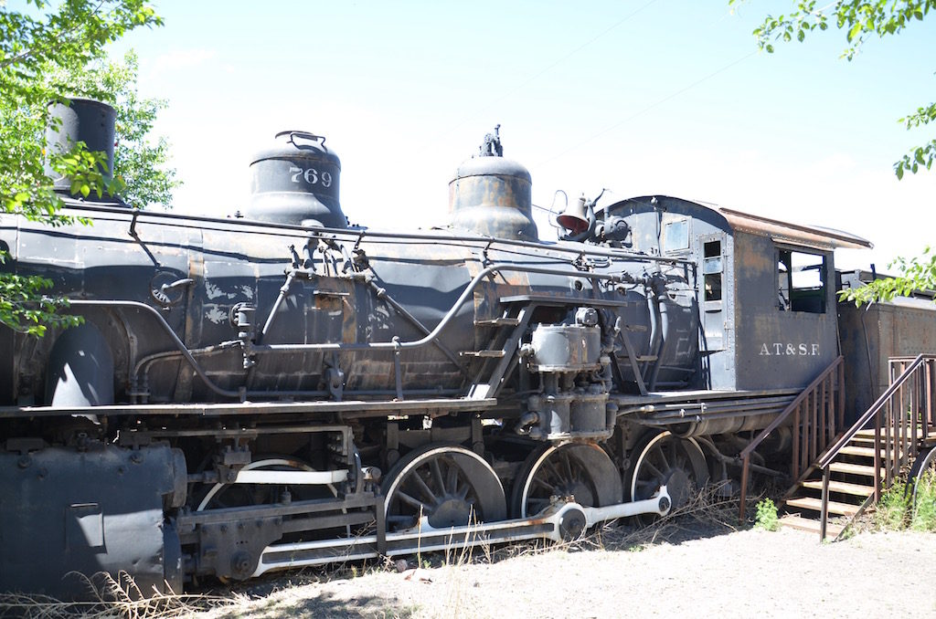 The rest of the engine outside; weird!