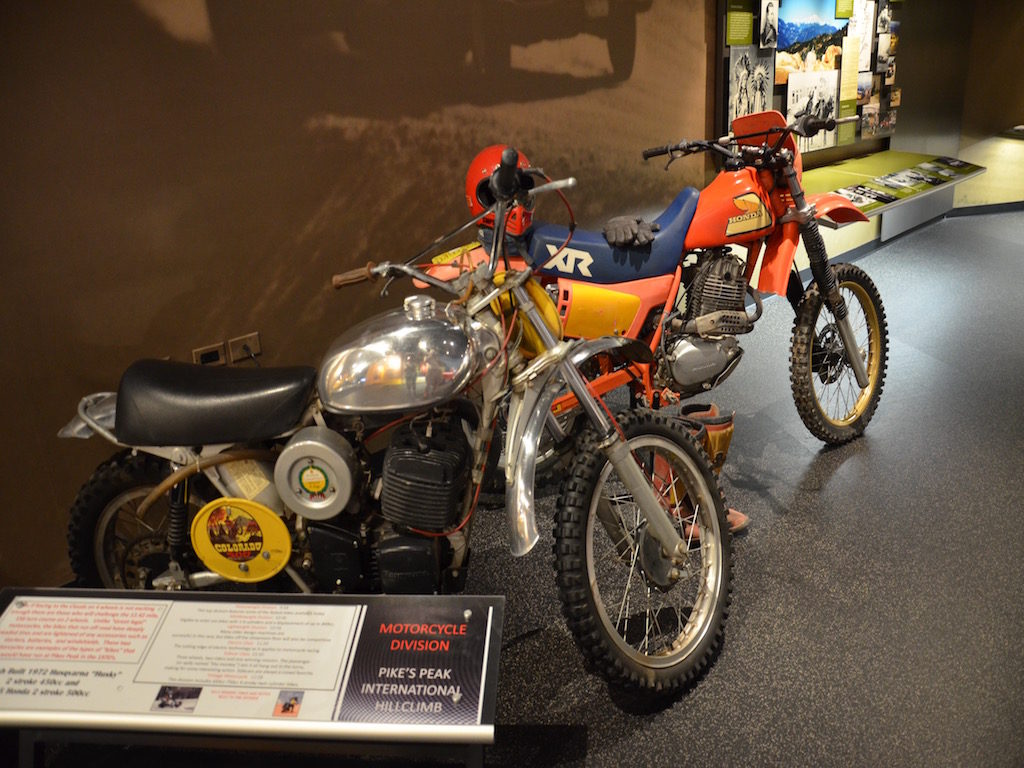 Robby Unser's dirt racers he used on the Pike Peak race
