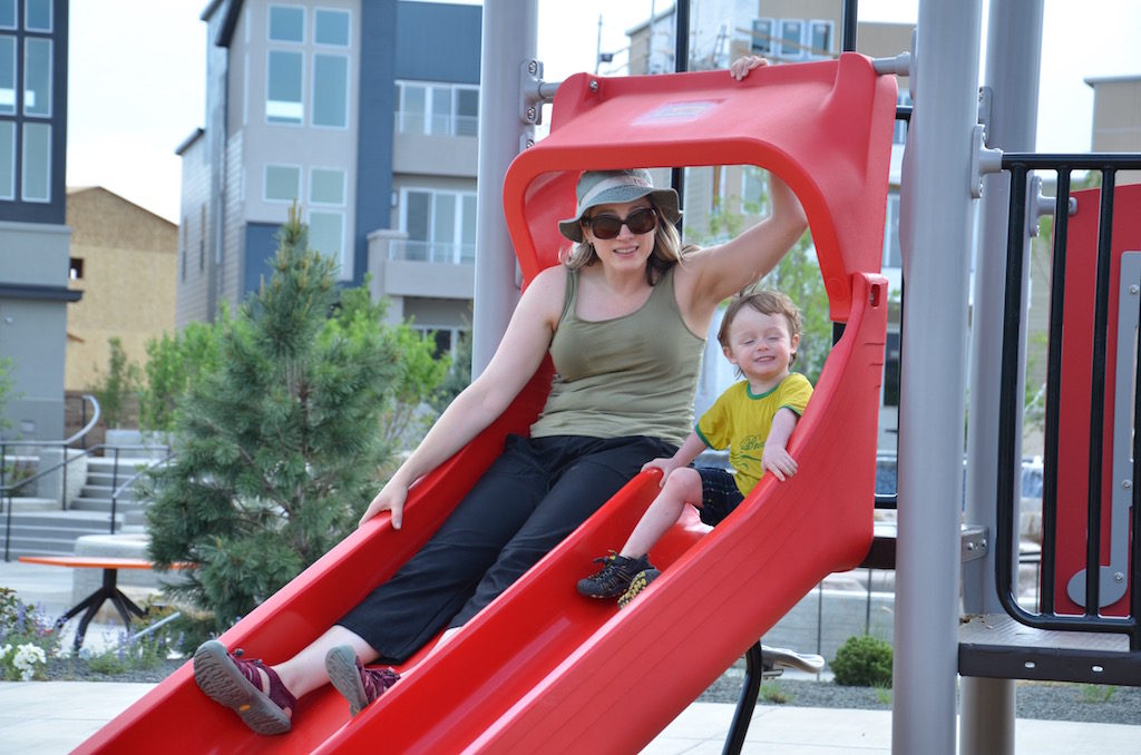 The playground was fun too!