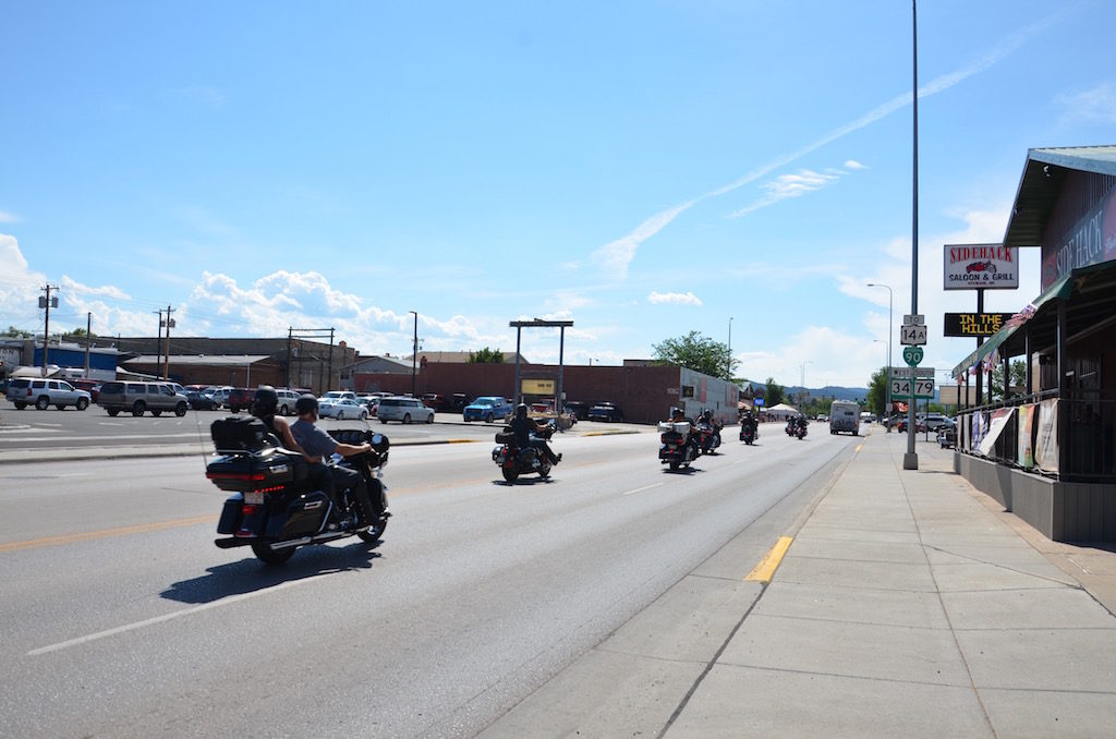 Downtown Sturgis (with the obligatory Harley's of course!)