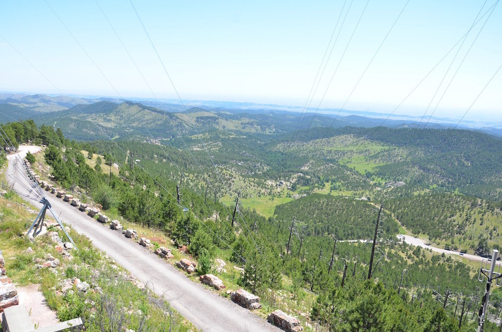 We also saw this "Great View" spot and I had to see it! Yes, I actually drove up the narrow dirt road to an observation tower at the top. Kind of scary but so worth the view.