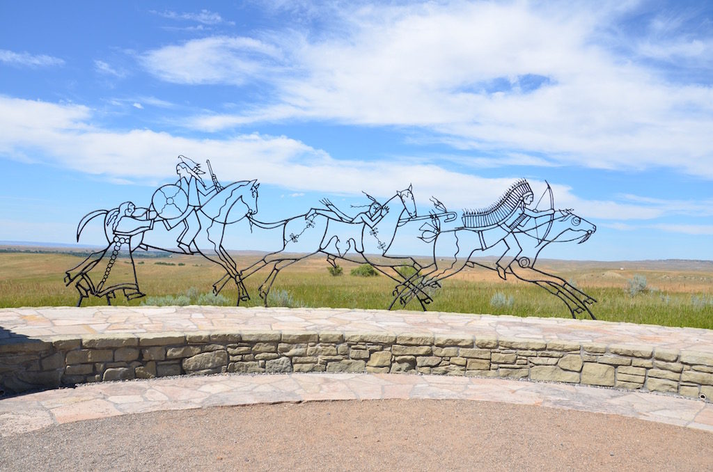 There is a very cool indian memorial to this battle as well. 
