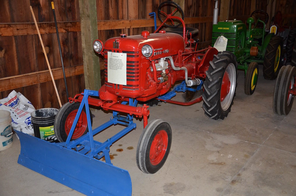 MANY old farm tractors and other vehicles. Very cool!