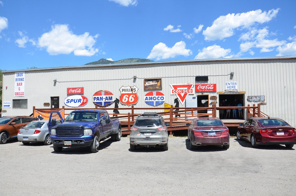It doesn't look like much from the front, but Iron horse Bar & Grill was our favorite eatery.