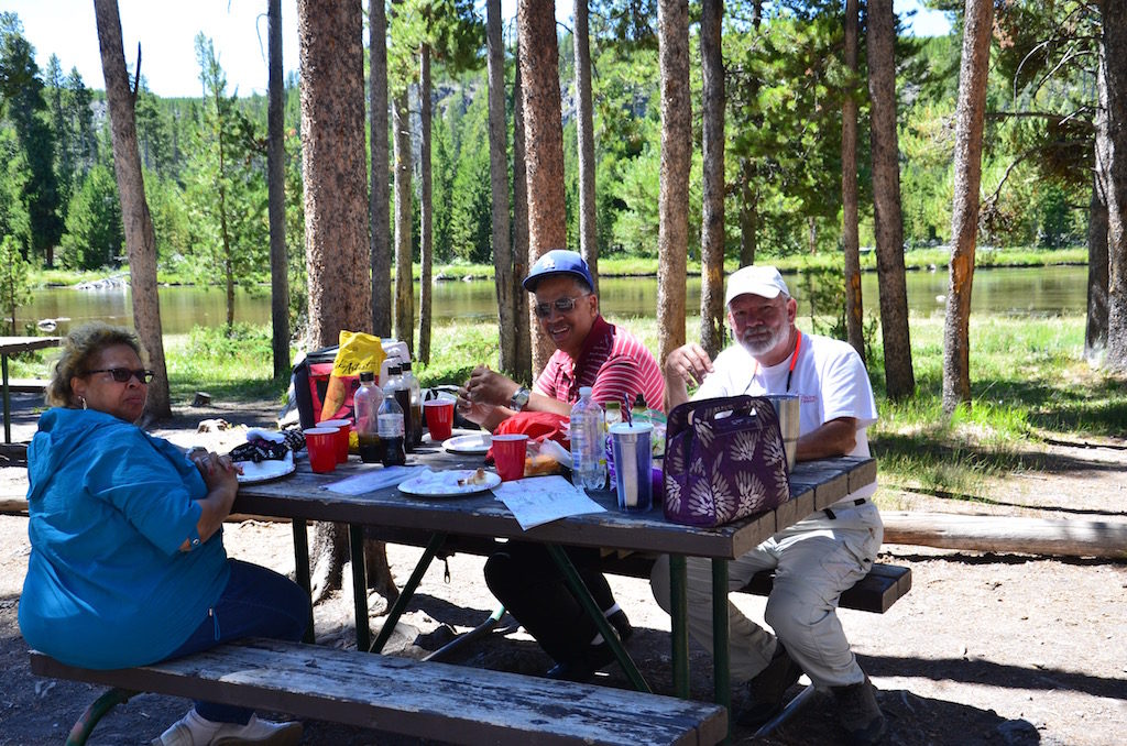 Another great picnic spot with Claude and Hope.