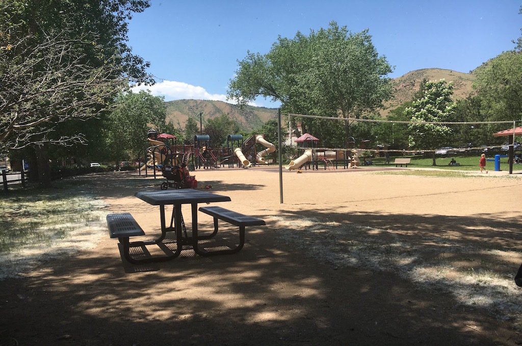 The city park playground which Reeve loved.