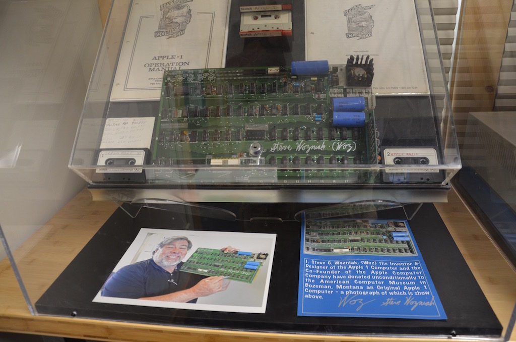 The first Apple computer.