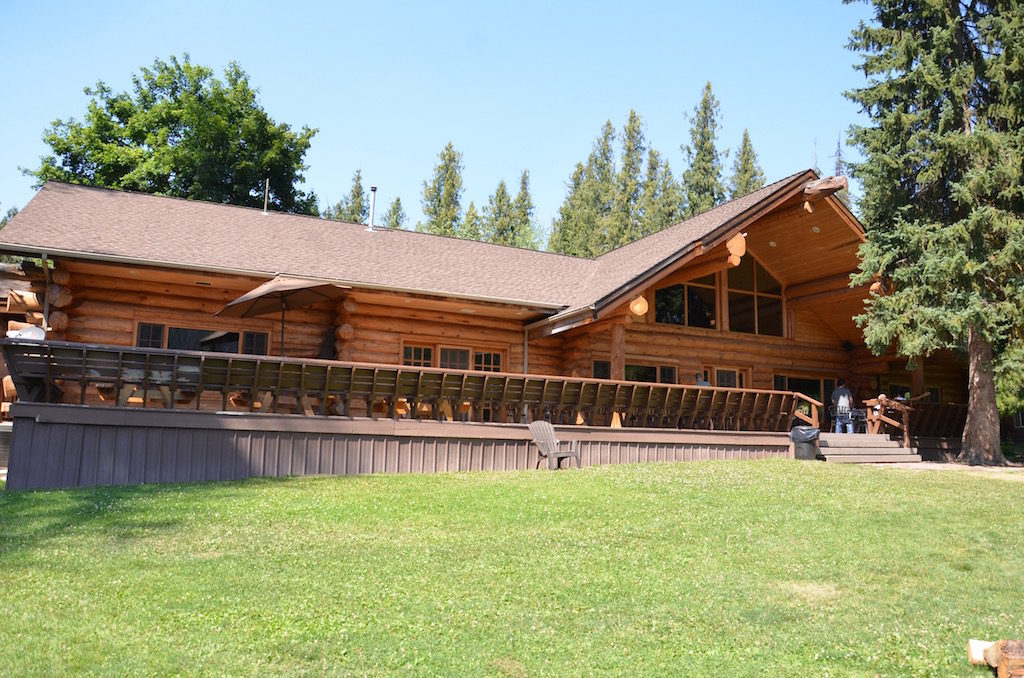 We had lunch at Lochsa Lodge, a beautiful hand hewn log lodge!