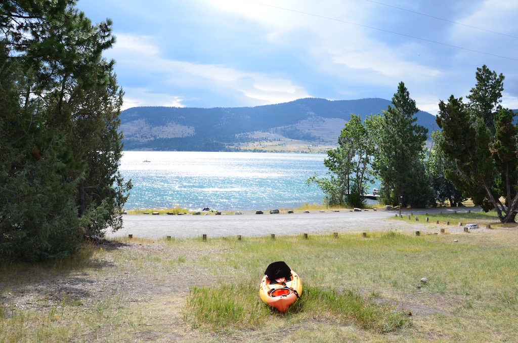 The view from her campsite.