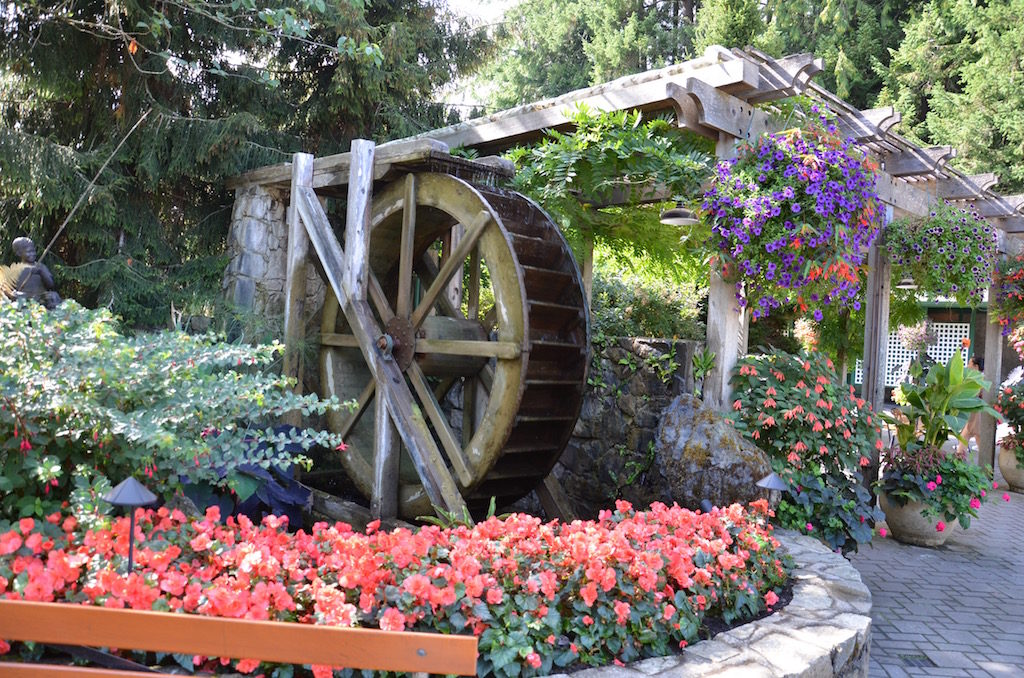 Butchart Gardens entrance.
