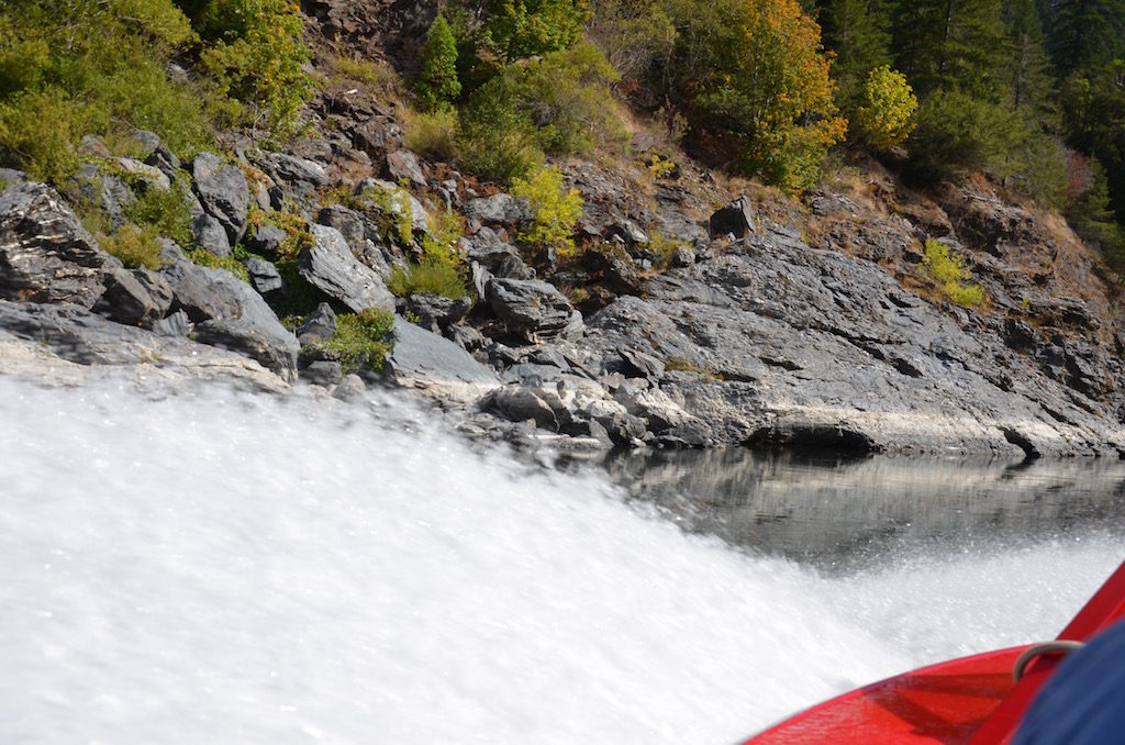 Doing a 360 on the river; the captain loved doing these to entertain his passengers!