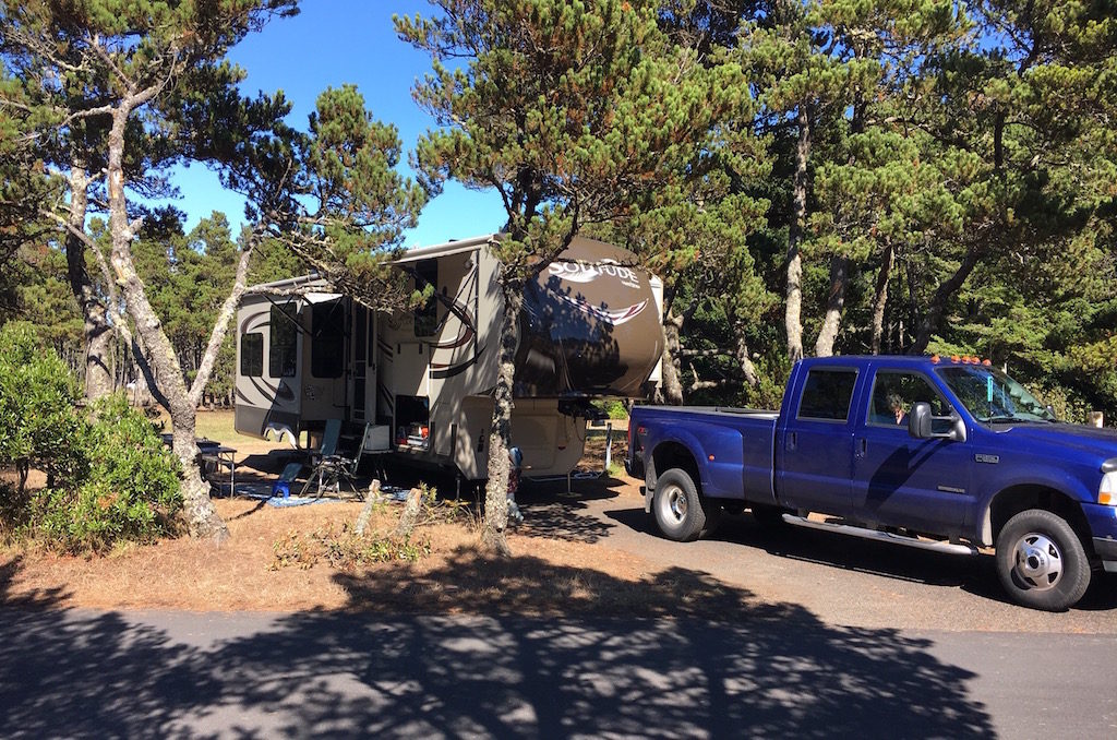 After a quick stop at Cannon Beach (no pictures) the next stop, South Beach State Park